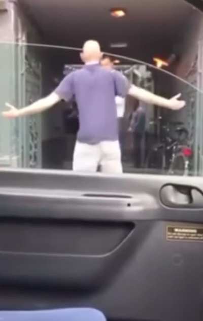 Dont mess with the door man