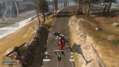 Dude was popping shots at me while most wanted. So I showed him whose boss.