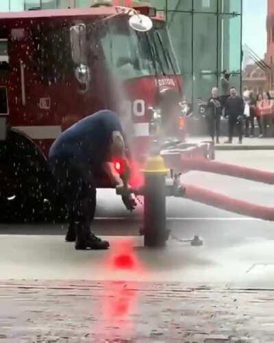 HMFT after I crack open a fire hydrant
