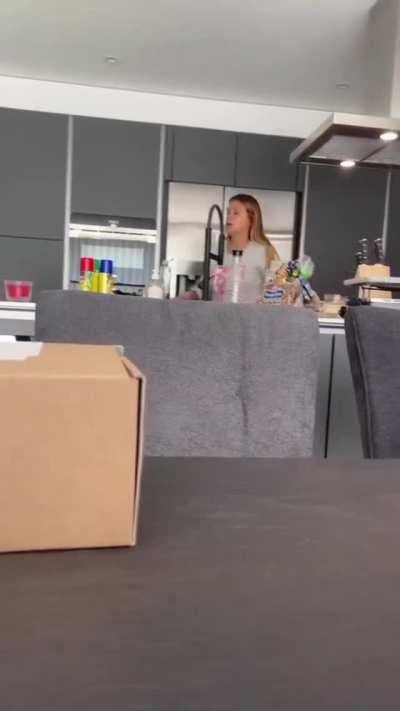 She ran for her life