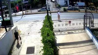 HMFT after crossing the street