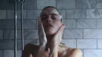 Margot Robbie in the shower