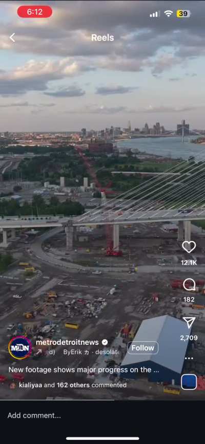 New Gordie Howe Bridge 🌁 🌉 connection Detroit, Michigan 🇺🇸 to Canada 🇨🇦