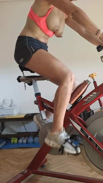 My husband loves to watch me when I train.