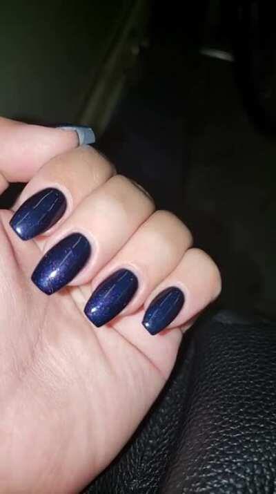 When you want shiny pink but also blue and your tech gives you the best of both worlds!!