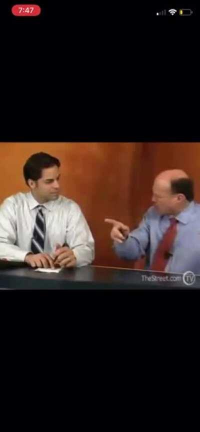 DONT LET THE SHILLS AND BOTS DOWNVOTE THIS: Cramer explains what actually goes on behind the scenes. This is fucking illegal and he just admitted to it. What happened 10 years ago happens again and this snake expects us to settle for 200$ a share... know 