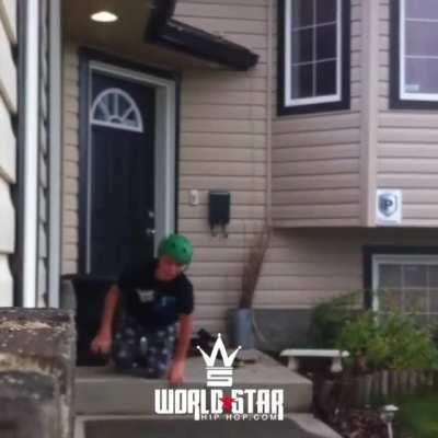 We all crashed as kids some for understandable reasons but this?