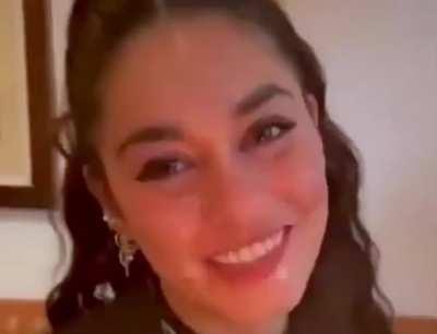 Her cute way of asking if wanted her to blow me.