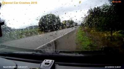 3 people ejected out of the car after t boned by 