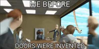 Doors are for the weak 😎😎