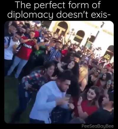 Give that man a Nobel Peace prize