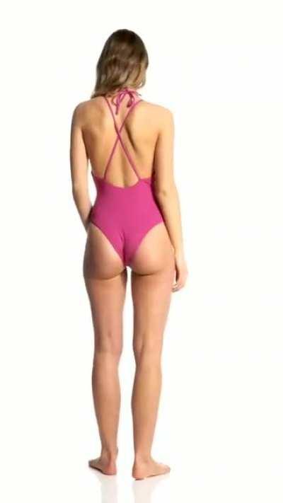 B.Swim Boysenberry Lush One Piece Swimsuit