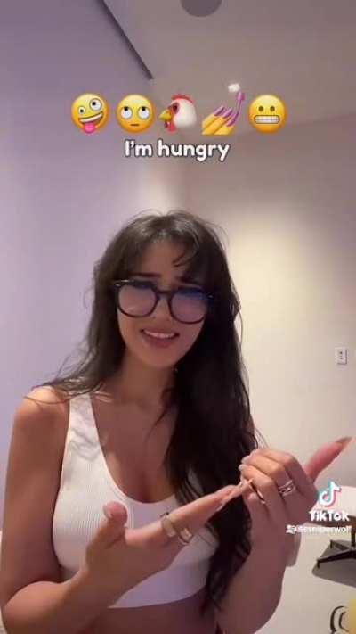 I think she's hungry