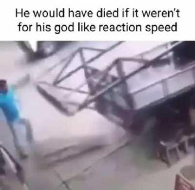 His spidey senses were tingling