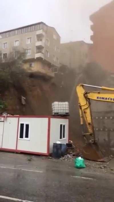 Concrete wall failure