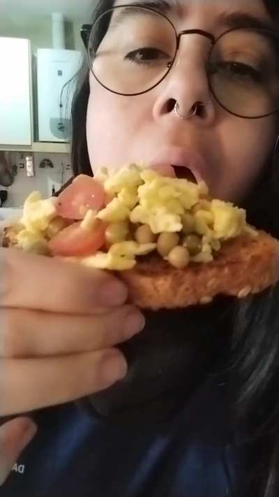 The difference between my breakfast and YOUR breakfast... What comes out of me is for you.