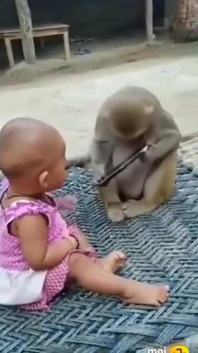 Don't touch my phone!