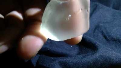 so I'm convinced this piece of Libyan desert glass has a visible meteorite fragment inside. just hoping for confirmation and or any other information on this piece. It was given to me years ago by a friend of mine who is an avid traveller. any info helps