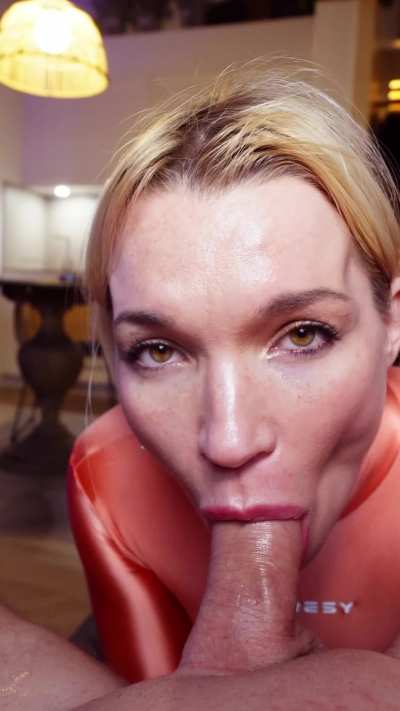 Mmm daddy filled my mouth to overflowing with his warm load&hellip; cum pushing out the corners, dripping slow&hellip;