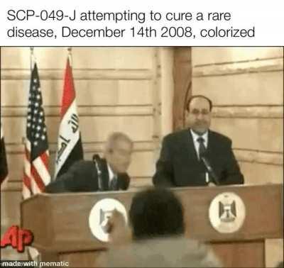 I will not allow anyone to say the name of SCP-049-J without the title of “Sheikh”