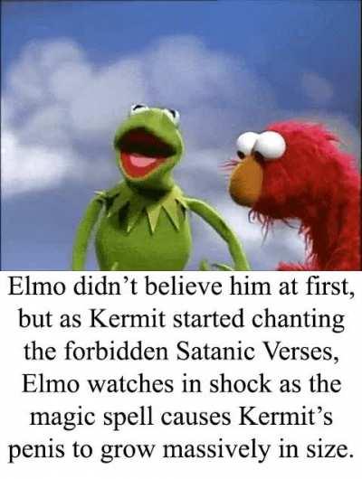 Kermit chants the Satanic Verses