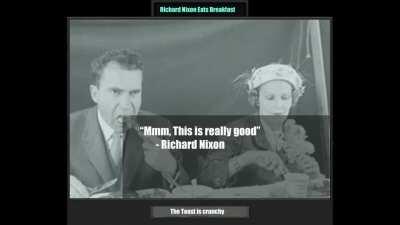 Richard Nixon eats Breakfast | Custom Super Event