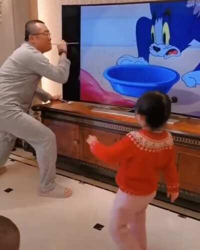 This little girl has a great father.......