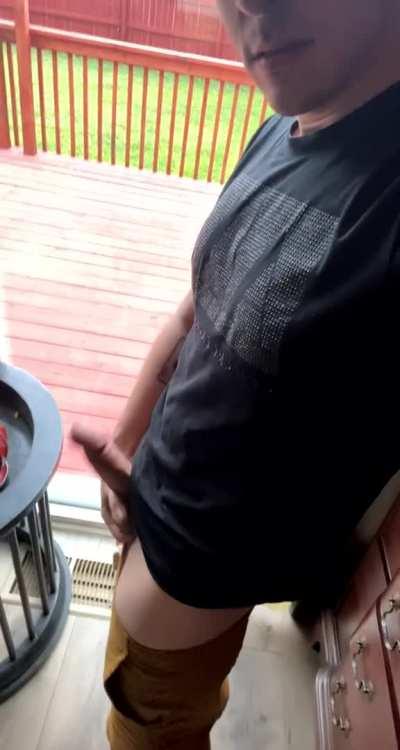 Stroking in the window