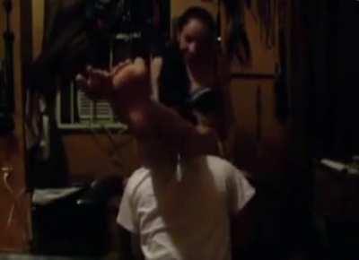 Old footage of Trish squeezing me!! HD pictures available!!!