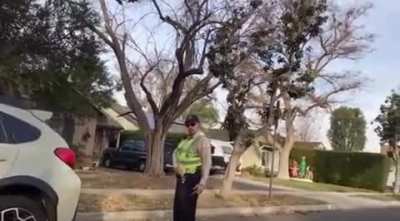 Man confronts LA City parking attendant for giving out $100 tickets to families visiting each other on Christmas 