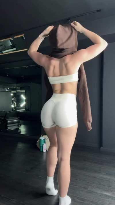 Hitting the gym - Instagram - February 2024