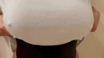 Tits drop . Full video on my private site .