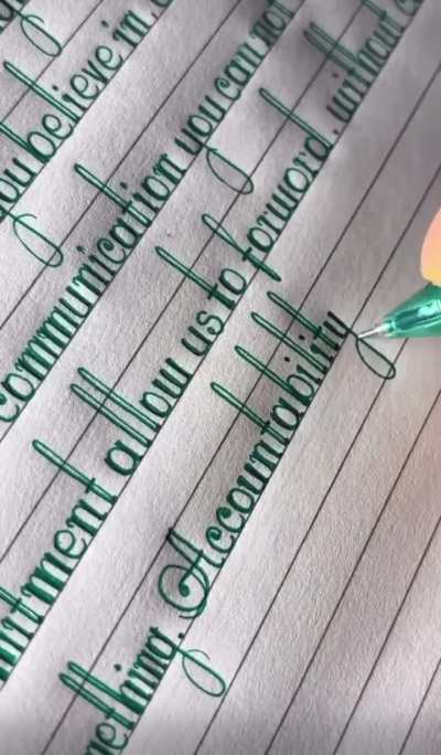 Check out this handwriting!