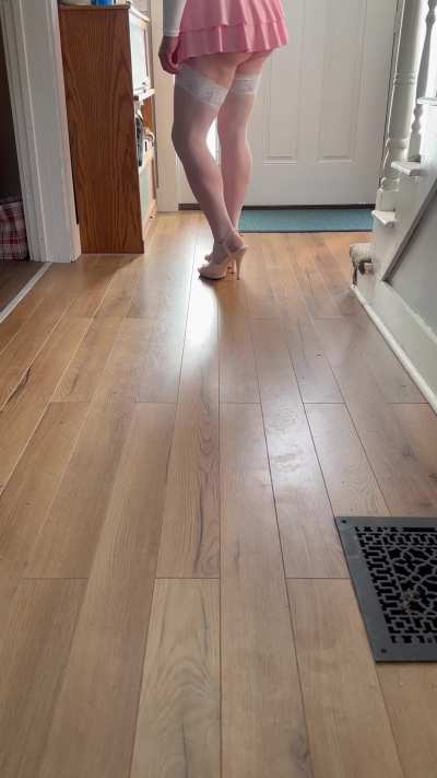 Working the floor…