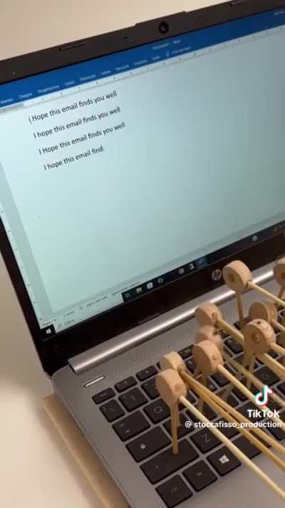 Fake courtesy machine