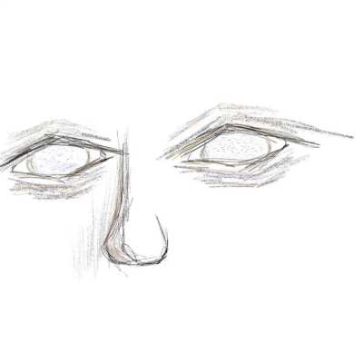 C! Erets eyes [still haven't mastered the art of drawing hair 👍]