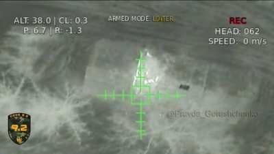 National Guard together with SOF Code 9.2 spotted and destroyed rushist ammo depot on the outskirts of Svatove