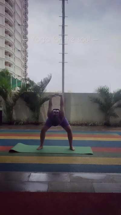 Yoga in the rains