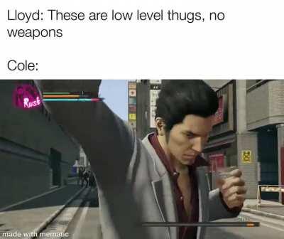 Cole don’t need weapons Part 4: Cole is Unbreakable