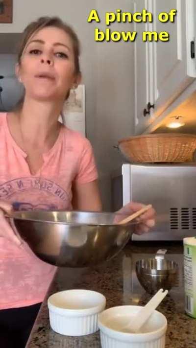 The recipe for "fuck off" pie.