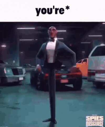 You’re* failing your english class