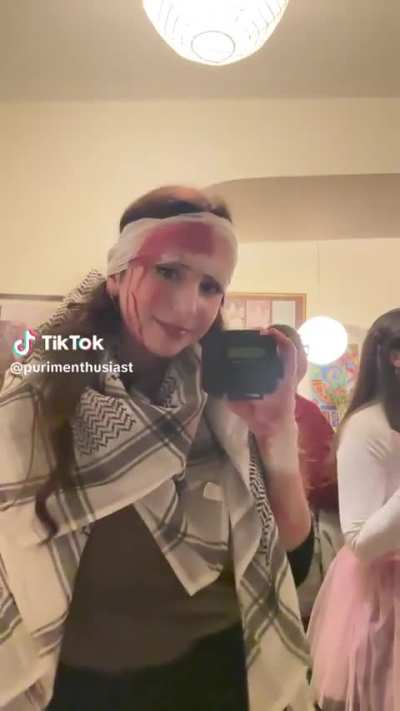 This is how a Zionist decided to celebrate the Jewish holiday of Purim.