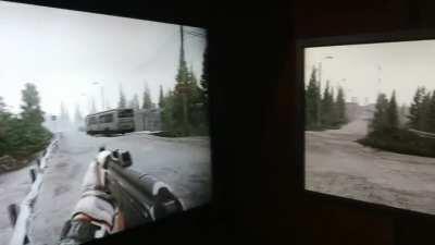 Holy shit! This guy in our Discord found a great use for his old, literally $30 monitor! (wait for it)