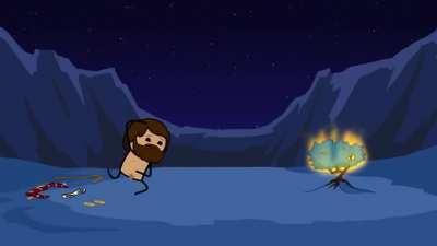 Cyanide & Happiness.. Горящий куст