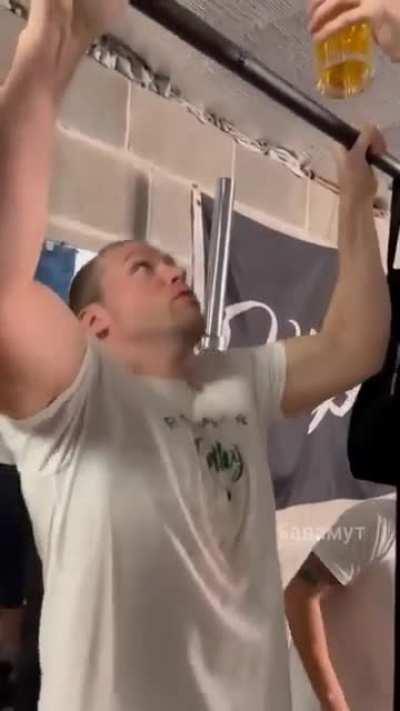 HMB and pour it down my throat every time I do a pull-up.