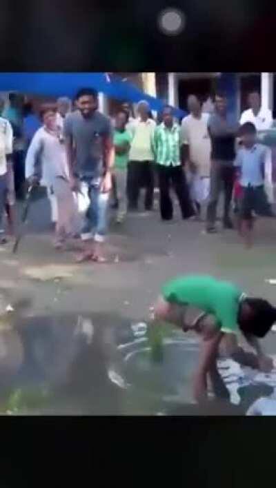 Holy water from a blackhole