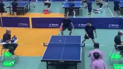 executing the table tennis special move