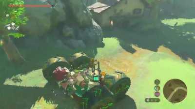 [TotK] Introducing the Carok. A car made of Koroks.