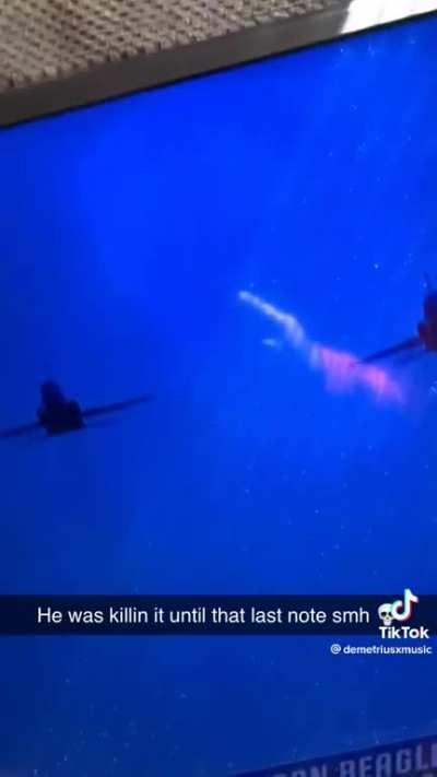 Bro thought he was Mariah Carey