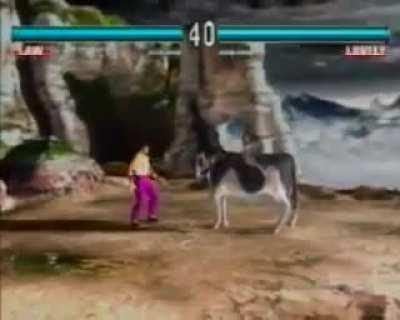 I found this old Tekken 3 commercial on some milk. Lovely DLC confirmed?